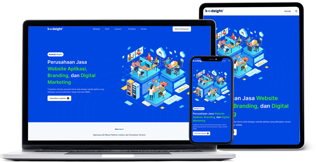 Website kodeight.com